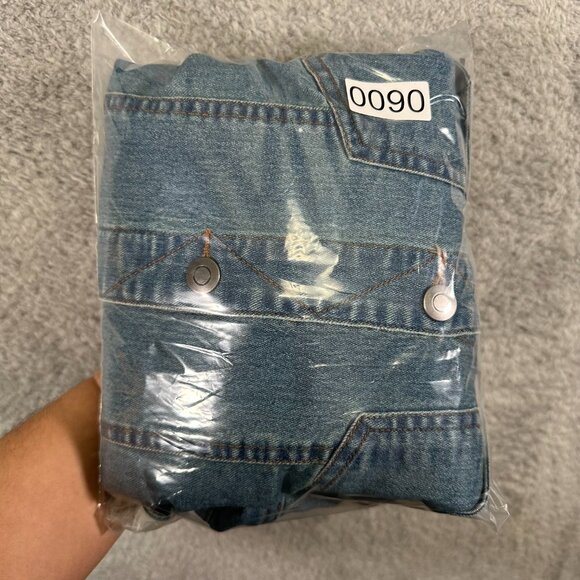 DISTINCT Jean Jacket Women's Designed Colorful Denim Jacket - Picture 12 of 13